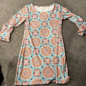 Long sleeve summer dress. Bought in boutique. Size  xs. Like new